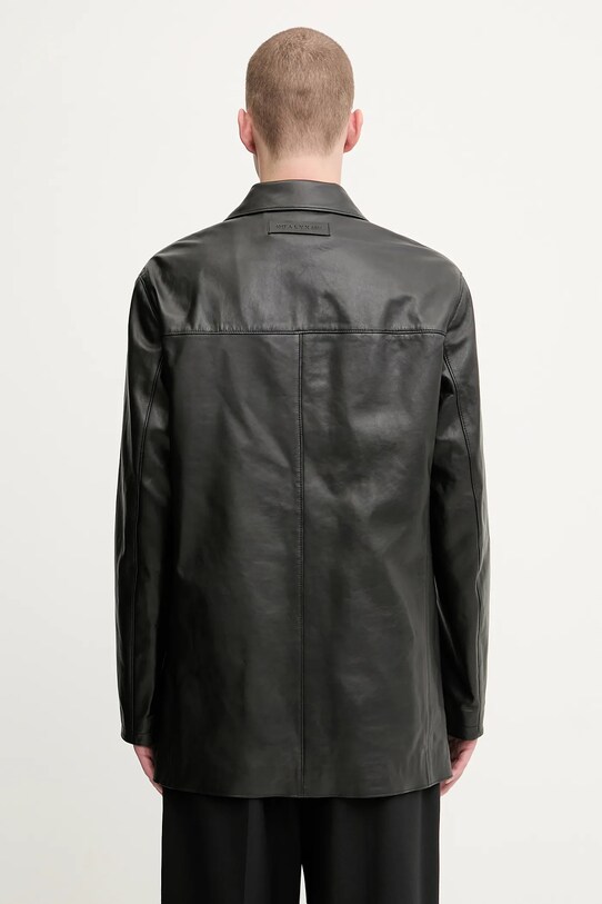 Odzież 1017 ALYX 9SM kurtka skórzana Four button leather AAMOU0548LE01 czarny