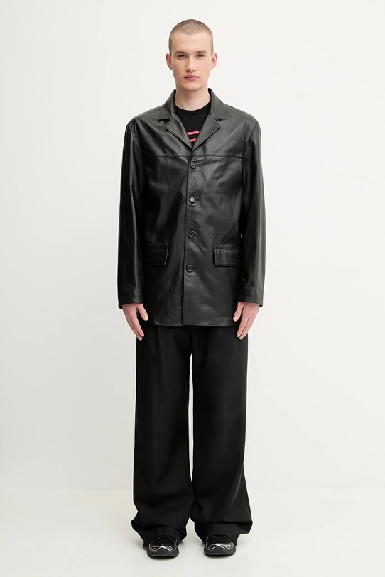 1017 ALYX 9SM kurtka skórzana Four button leather AAMOU0548LE01