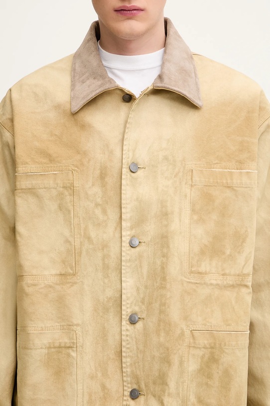 1017 ALYX 9SM jacheta de bumbac Work twill bej AAMOU0549FA01