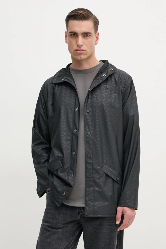 Rains kurtka Jacket W3 12010.102 czarny SS25
