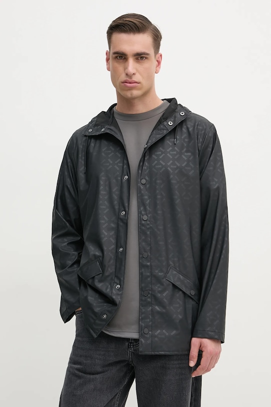 Bunda Rains Jacket W3 12010.102 čierna SS25