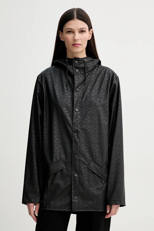 Odzież Rains kurtka Jacket W3 12010.102 czarny