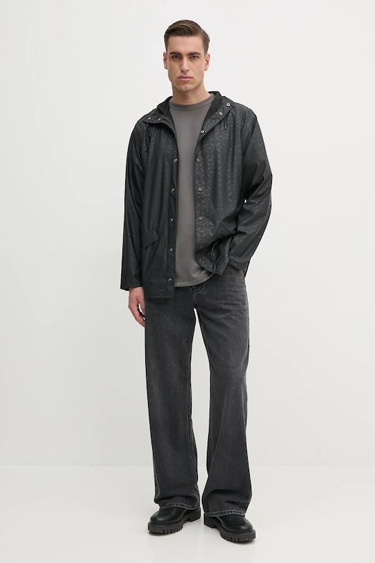 Bunda Rains Jacket W3 čierna 12010.102
