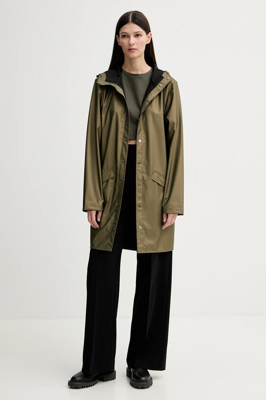 Bunda Rains Long Jacket W3 12020.105 zelená