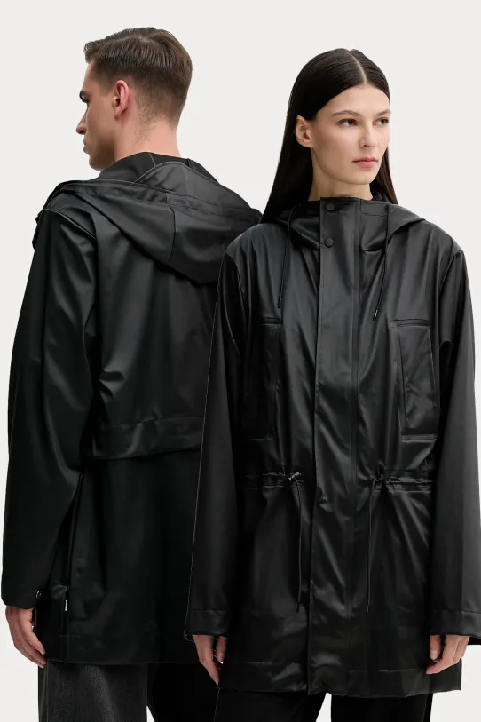 Яке Rains Bold Long Jacket W3 без изолация черен 12110.84
