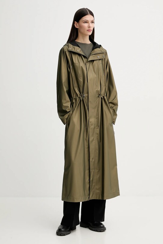 Abbigliamento Rains giacca Bold Longest Jacket W3 12120.105 verde