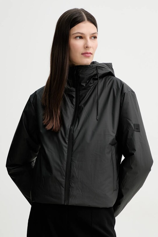 Rains geacă Lohja Short Insulated Jacket W3T1 15780.01 negru SS25