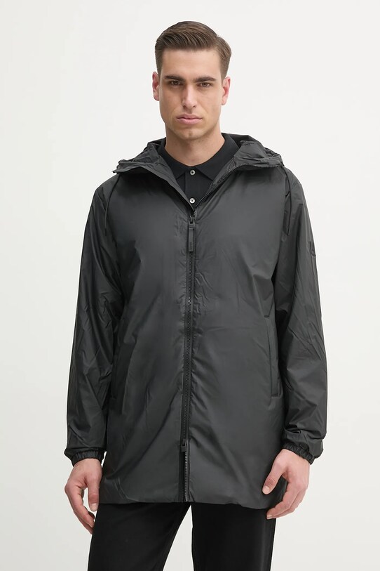 Rains geacă Lohja Long Insulated Jacket W3T2 15790.01 negru SS25