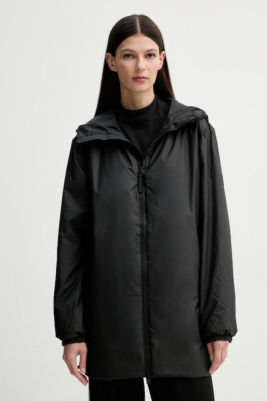 Odzież Rains kurtka Lohja Long Insulated Jacket W3T2 15790.01 czarny