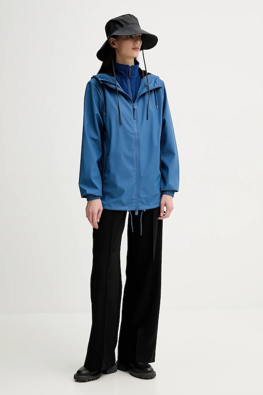 Μπουφάν Rains Storm Breaker W3 18370.109 μπλε