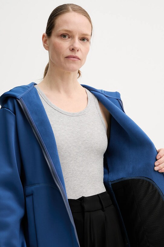 Rains bluză Safi Fleece Hood Jacket T1 21900.109