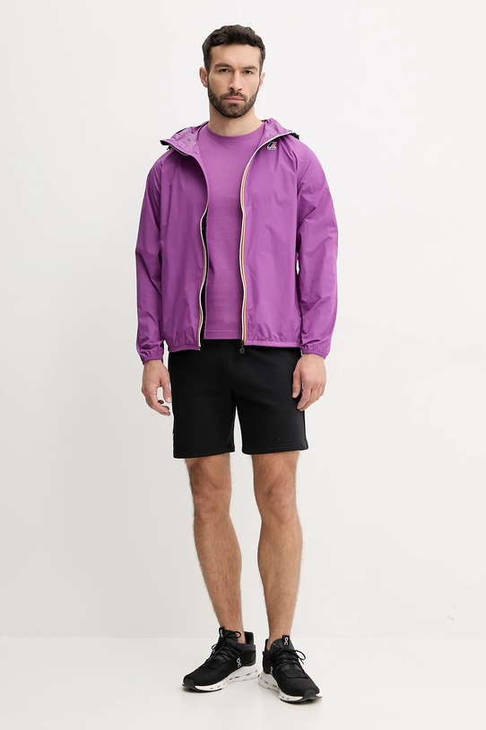 Bunda K-Way fialová K2123ZW