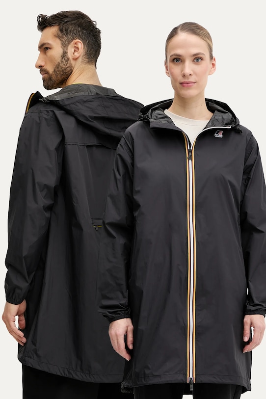 Куртка K-Way з капюшоном чорний K2132XW