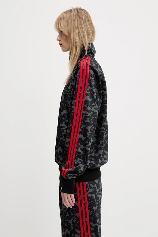 Mikina adidas Originals adidas Originals x BAPE Firebird Track Top AOP čierna JN7117