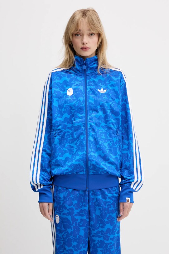 Dukserica adidas Originals adidas Originals x BAPE Firebird Track Top AOP JN7118 plava SS25