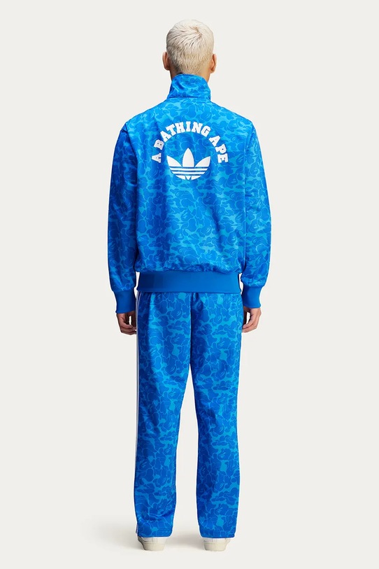 adidas Originals x BAPE SSTR PACK sweatshirt Firebird Track Top AOP JN7118 blue color patterned JN7118