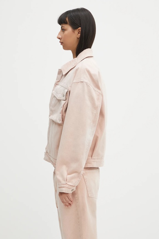 Džínová bunda Filling Pieces Denim růžová 78620769974