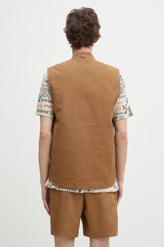 Îmbrăcăminte Carhartt WIP vestă din bumbac Classic Vest I026457.HZ02 maro