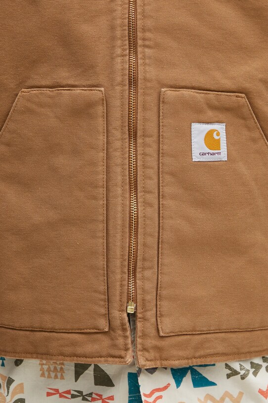 Carhartt WIP vestă din bumbac Classic Vest maro I026457.HZ02