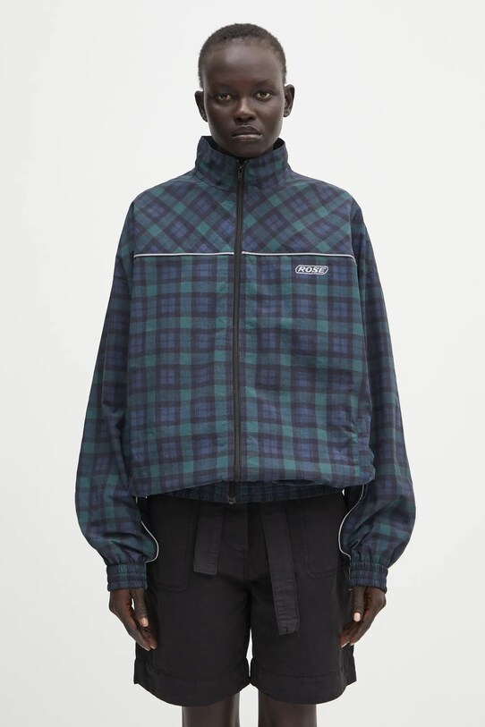 Martine Rose kurtka Oversized Track 171WP11024 turkusowy SS25