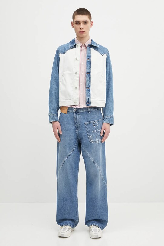 Rifľová bunda Aries Patchwork Western Carpenter Jacket AR7030503