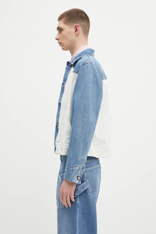 Oblečení Džínová bunda Aries Patchwork Western Carpenter Jacket AR7030503 modrá