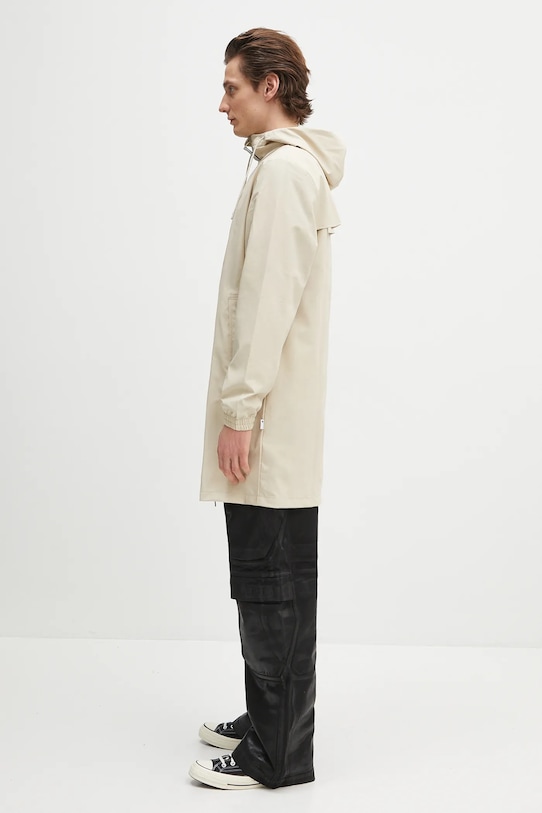 Ρούχα Μπουφάν Rains Long Storm Breaker W3 12080.26 μπεζ