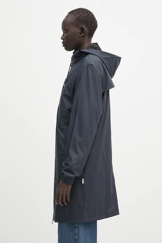 Μπουφάν Rains Long Storm Breaker W3 12080.47 σκούρο μπλε SS25