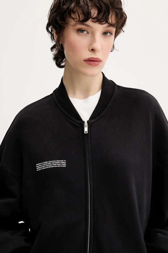 Μπουφάν Pangaia Midweight Bomber Jacket μαύρο 10002360