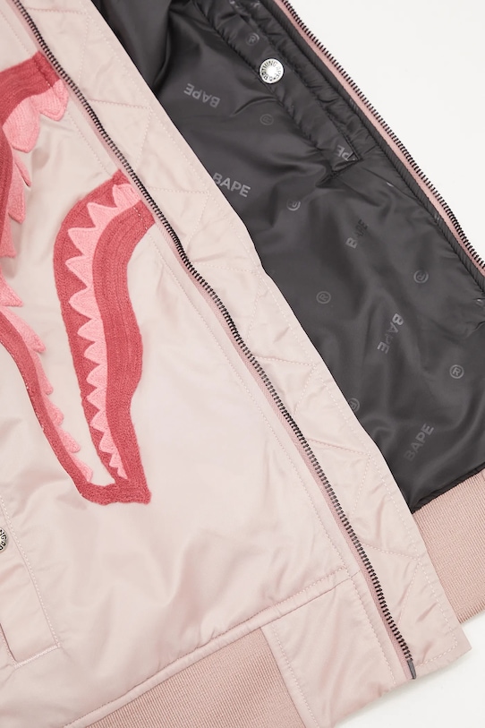 A Bathing Ape kurtka bomber Shark nylon twill 1K80241005