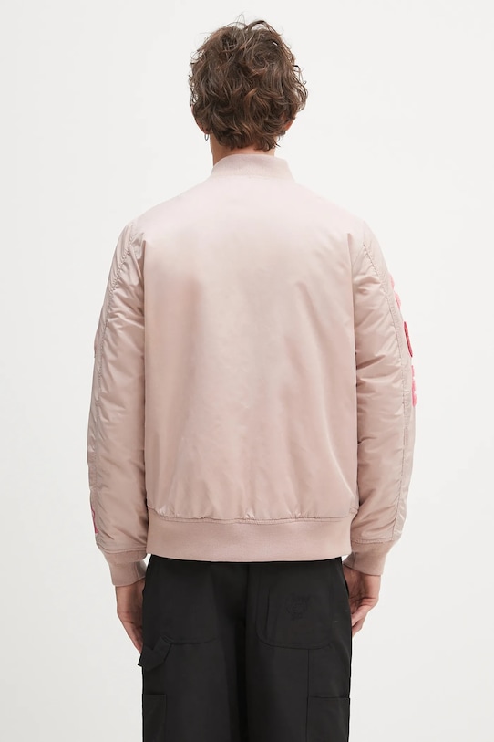 A Bathing Ape kurtka bomber Shark nylon twill 1K80241005 różowy