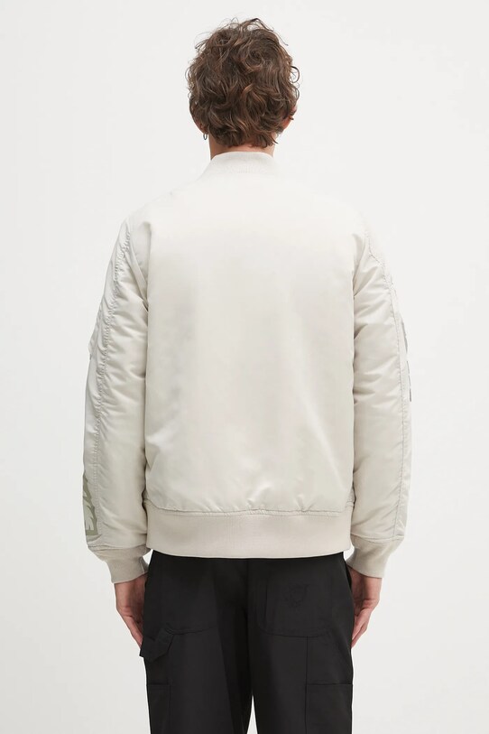 Bomber jakna A Bathing Ape Shark nylon twill 1K80241005 siva