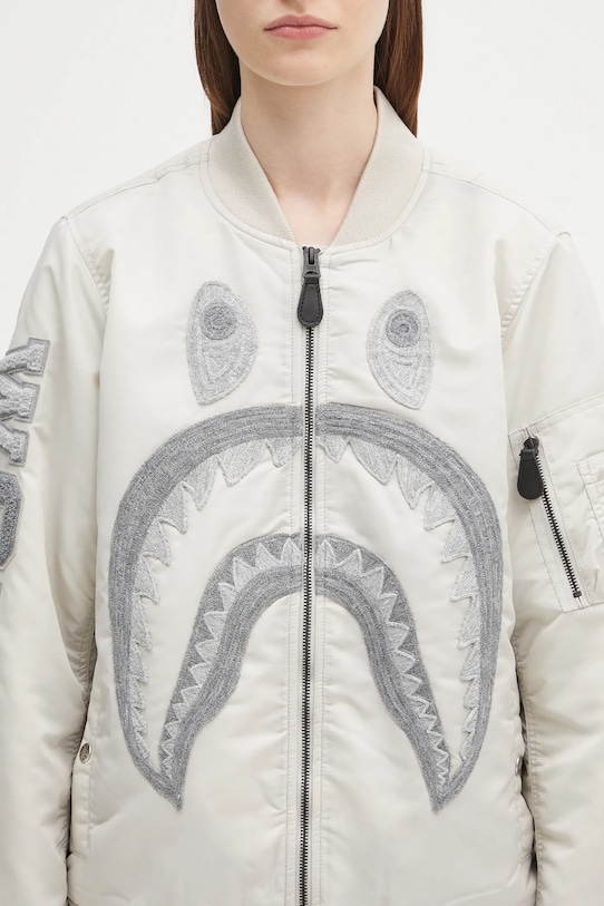 A Bathing Ape geacă bomber Shark nylon twill 1K80241005