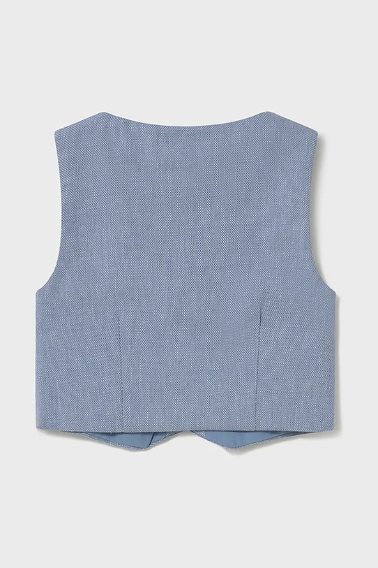 Дитяча безрукавка з домішкою льону Mayoral Newborn 1394.1K.Newborn.PPYH блакитний SS25