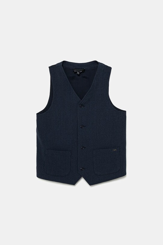 Emporio Armani vestă copii EB000124.AF13010 bleumarin SS25