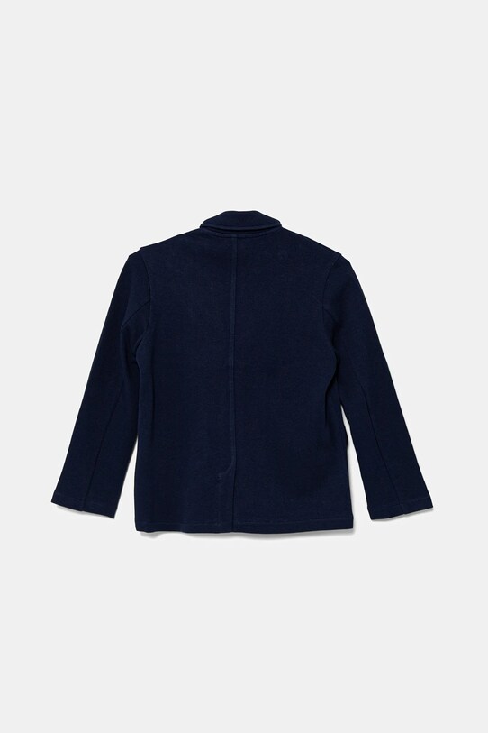 Детский хлопковый пиджак United Colors of Benetton 3KWYC600I.G.Seasonal тёмно-синий SS25