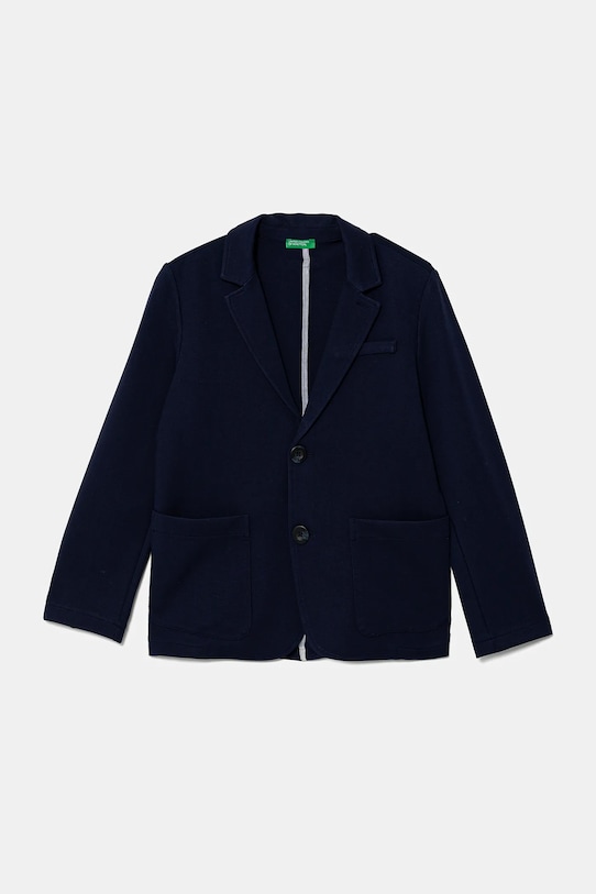 Dětské sako United Colors of Benetton pletenina námořnická modř 2U7FCW00K.G.Seasonal