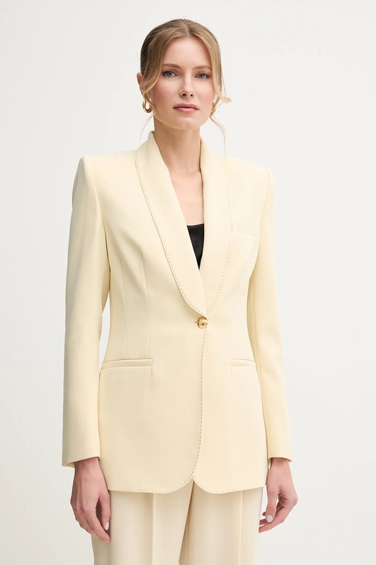Elisabetta Franchi sacou cu captuseala galben GI09051E2