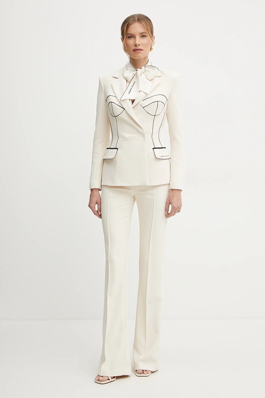 Elisabetta Franchi giacca GI12951E2 beige SS25