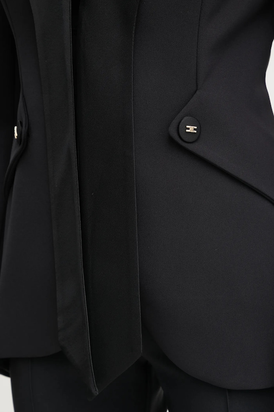 Elisabetta Franchi marynarka GI13351E2 czarny