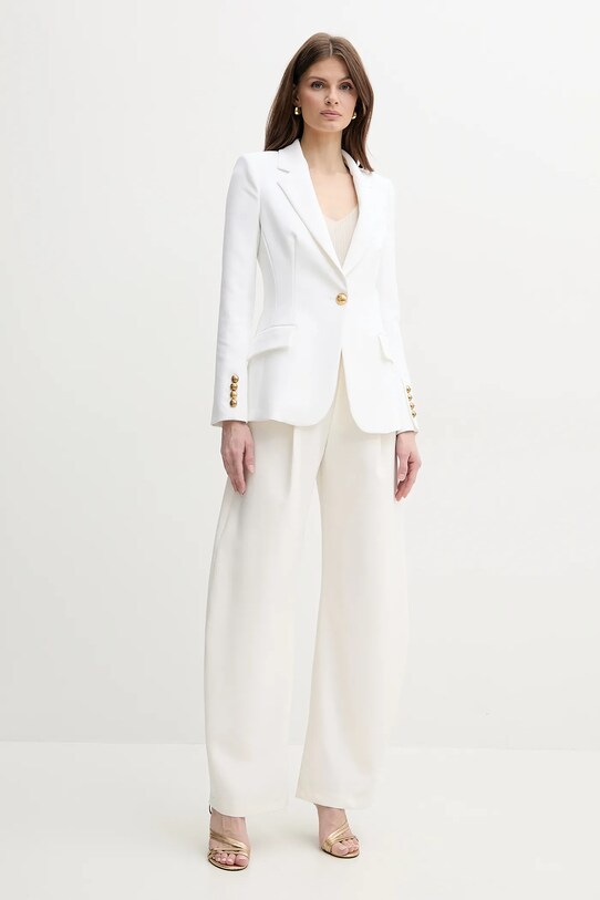 Elisabetta Franchi sacou GI14451E2 alb SS25