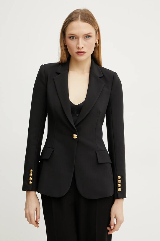 Піджак Elisabetta Franchi з підкладкою чорний GI14451E2