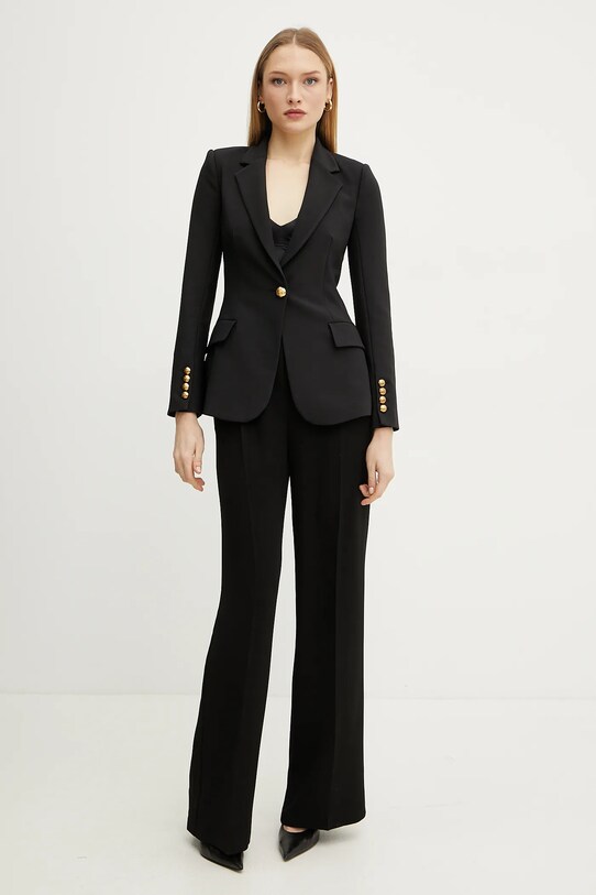 Піджак Elisabetta Franchi GI14451E2 чорний SS25