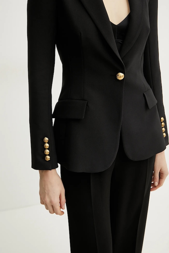 Suknjič Elisabetta Franchi GI14451E2 črna