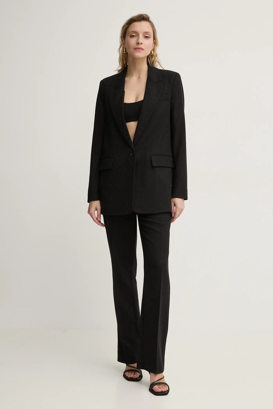 Bruuns Bazaar sacou din lana BBW4206 negru SS25