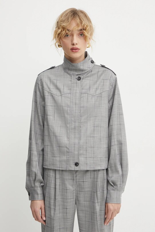 Bruuns Bazaar giacca non isolato grigio BBW4224