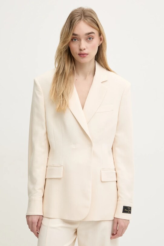 Пиджак MSGM бежевый 3841MDG24.257106