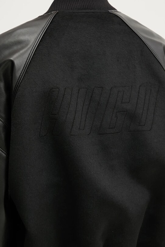 HUGO jacheta bomber din amestec de lana 50529951 negru