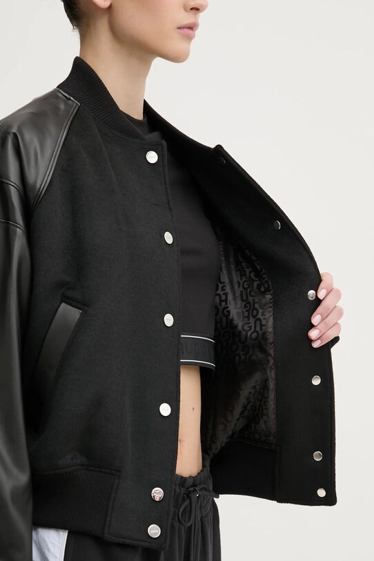 HUGO jacheta bomber din amestec de lana 50529951