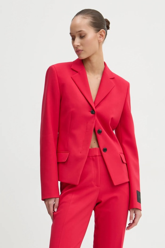 HUGO marynarka tkanina czerwony 50530458